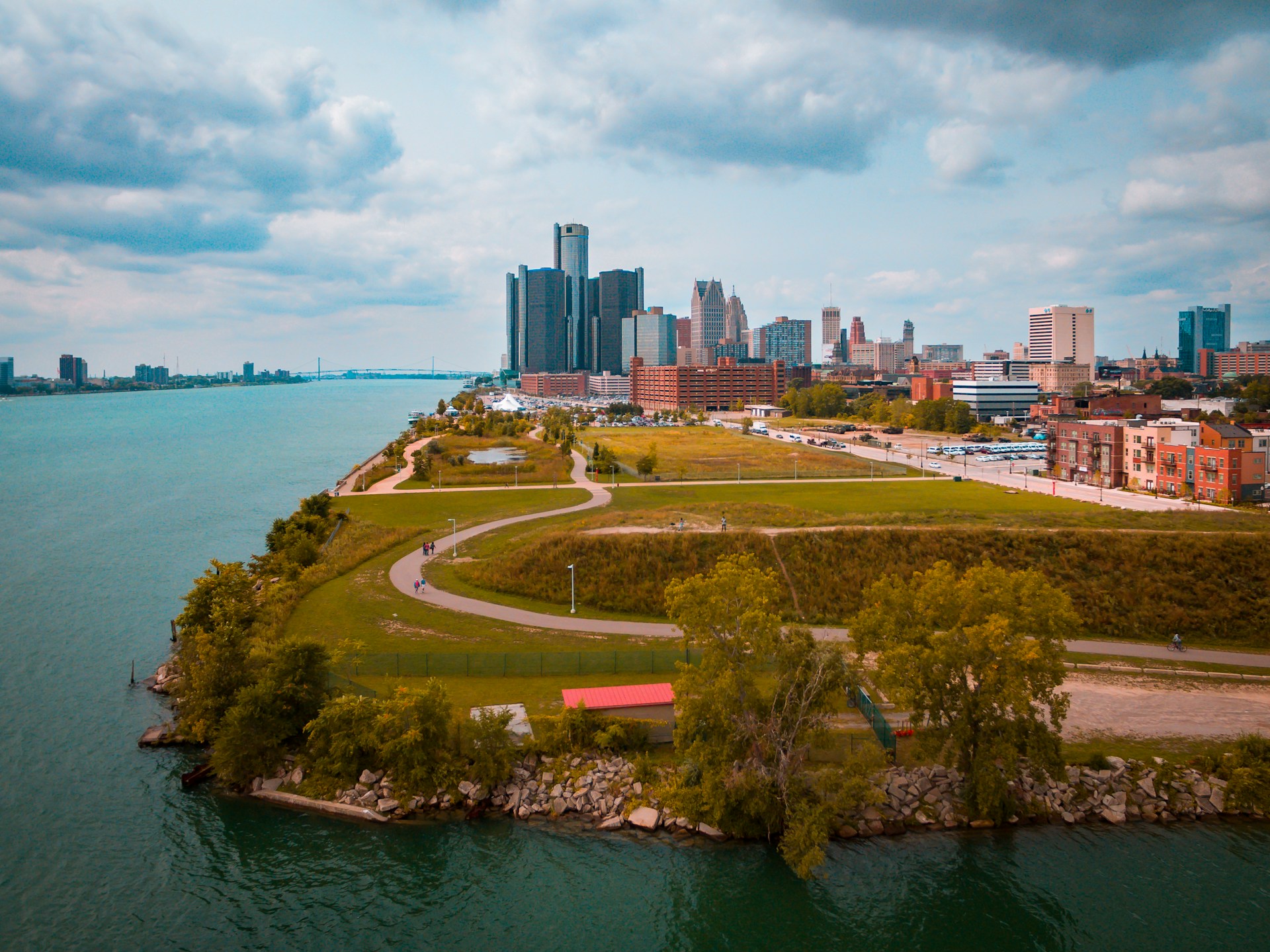 Skyline view of Detroit